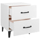 Nachtkastjes 2 St 40X35X47 Cm Hoogglans Wit