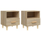 Nachtkastjes 2 St 40X35X47 Cm Sonoma Eikenkleurig