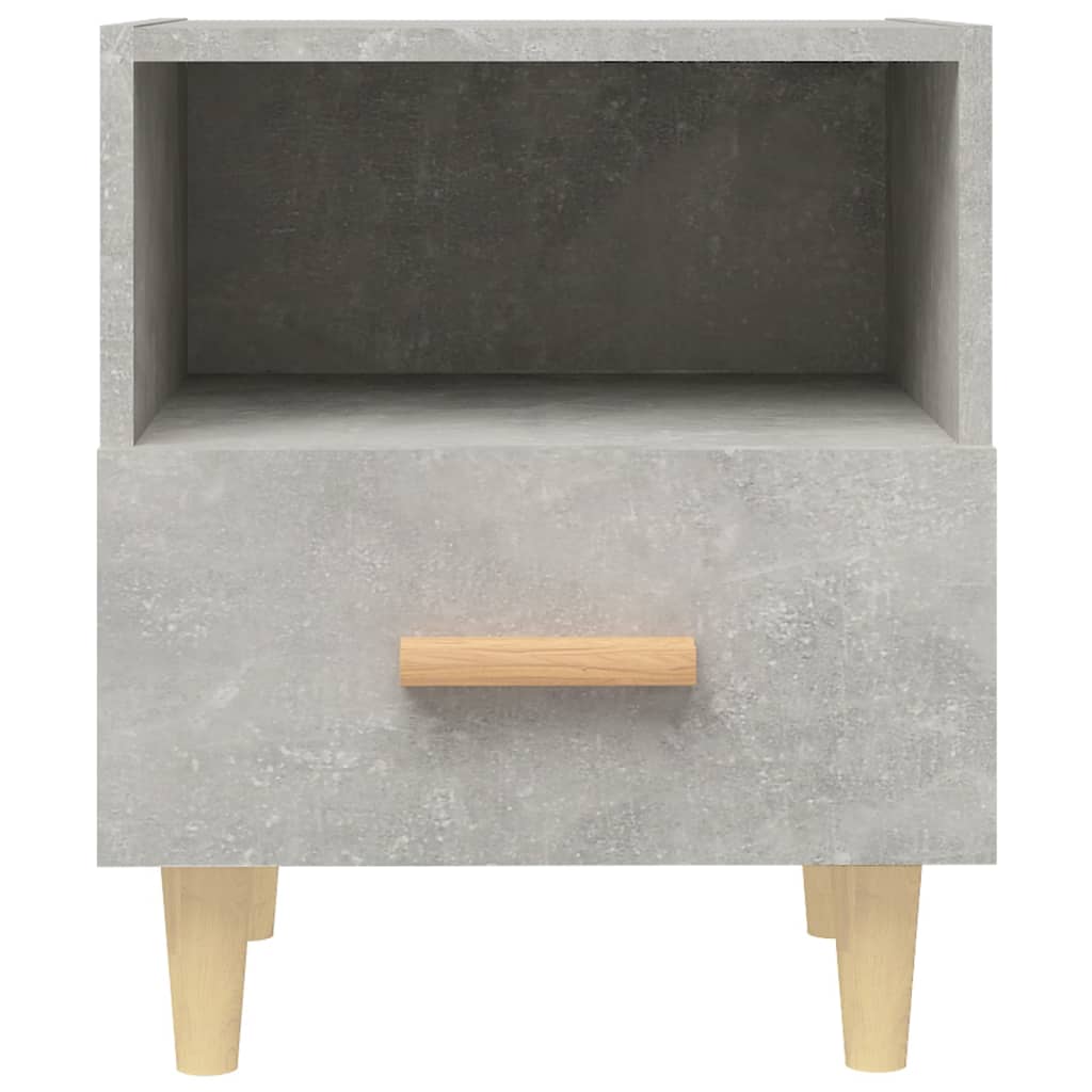 Nachtkastjes 2 St 40X35X47 Cm Betongrijs