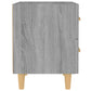 Nachtkastjes 2 St 40X35X47,5 Cm Grijs Sonoma Eikenkleurig