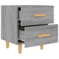 Nachtkastjes 2 St 40X35X47,5 Cm Grijs Sonoma Eikenkleurig