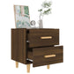 Nachtkastjes 2 St 40X35X47,5 Cm Bruineikenkleurig