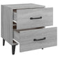 Nachtkastjes 2 St 40X35X47,5 Cm Grijs Sonoma Eikenkleurig