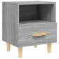 Nachtkastjes 2 St 40X35X47 Cm Grijs Sonoma Eikenkleurig