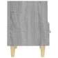 Nachtkastjes 2 St 40X35X47 Cm Grijs Sonoma Eikenkleurig