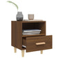 Nachtkastjes 2 St 40X35X47 Cm Bruineikenkleurig