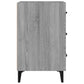 Nachtkastje 40X40X66 Cm Bewerkt Hout Grijs Sonoma Eikenkleurig