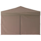 Partytent Inklapbaar Met Zijwanden 3X3 M Taupe