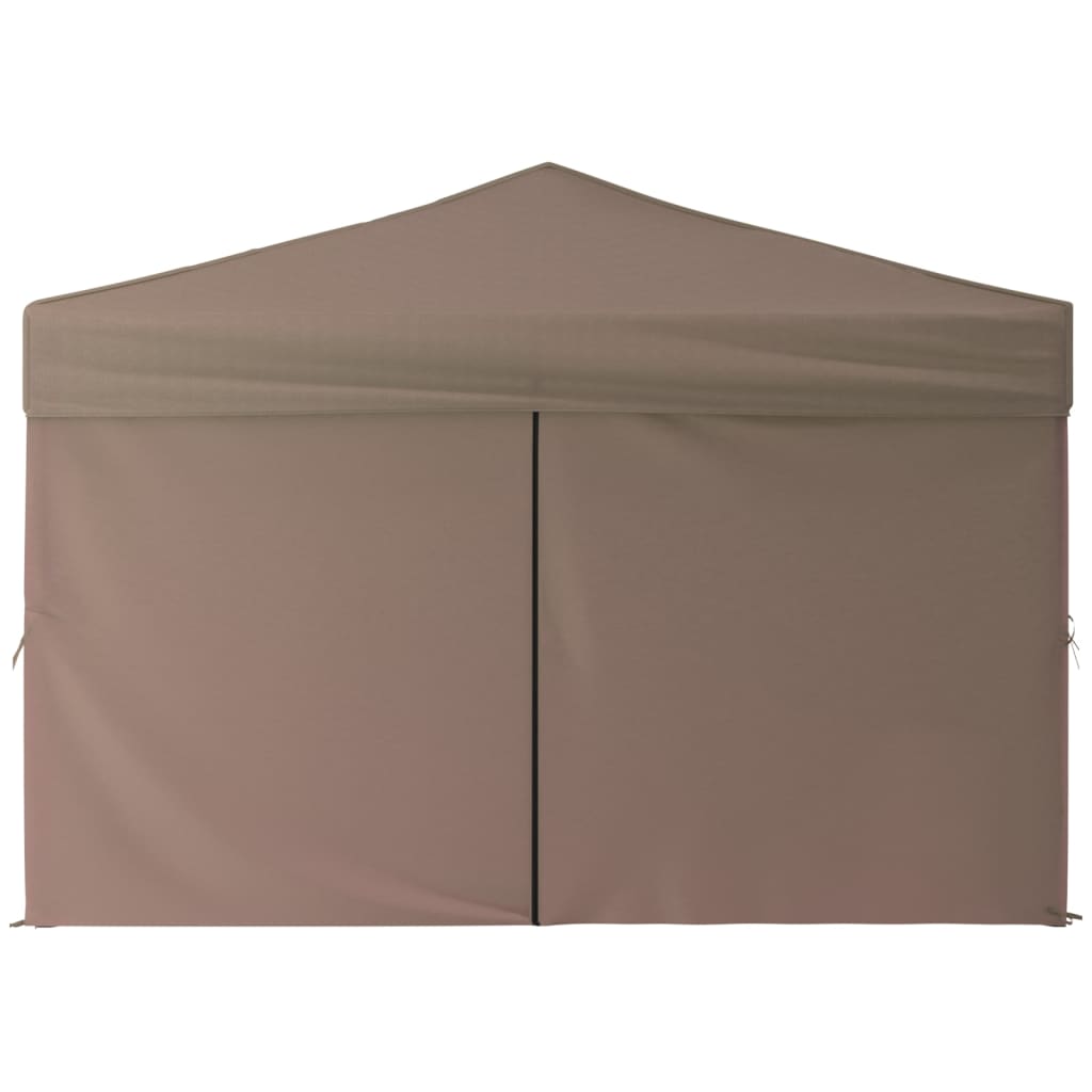 Partytent Inklapbaar Met Zijwanden 3X3 M Taupe