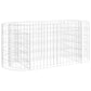 Gabion Plantenbak Verhoogd 120X50X50 Cm Gegalvaniseerd Ijzer