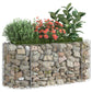 Gabion Plantenbak Verhoogd 120X50X50 Cm Gegalvaniseerd Ijzer