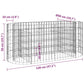 Gabion Plantenbak Verhoogd 120X50X50 Cm Gegalvaniseerd Ijzer