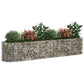 Gabion Plantenbak Verhoogd 260X50X50 Cm Gegalvaniseerd Ijzer