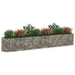 Gabion Plantenbak Verhoogd 330X50X50 Cm Gegalvaniseerd Ijzer
