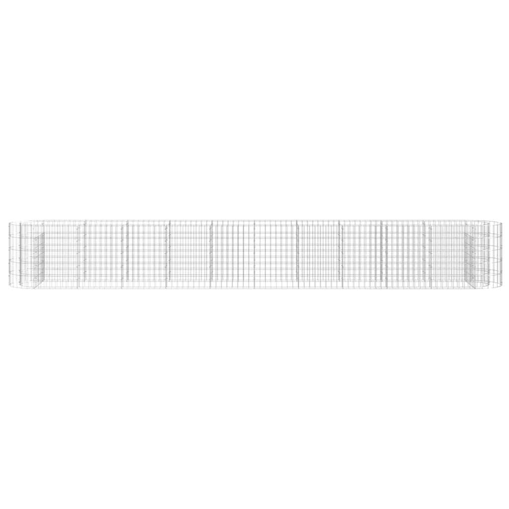 Gabion Plantenbak Verhoogd 400X50X50 Cm Gegalvaniseerd Ijzer