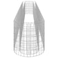 Gabion Plantenbak Verhoogd 400X50X50 Cm Gegalvaniseerd Ijzer
