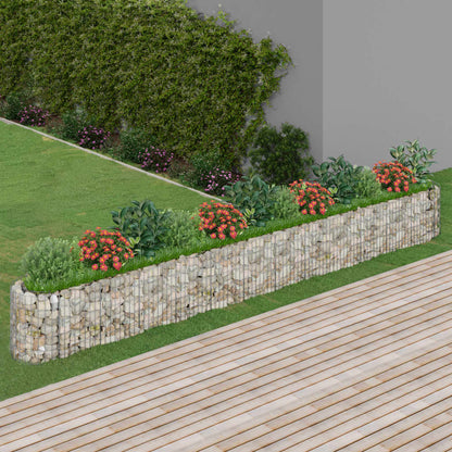Gabion Plantenbak Verhoogd 470X50X50 Cm Gegalvaniseerd Ijzer