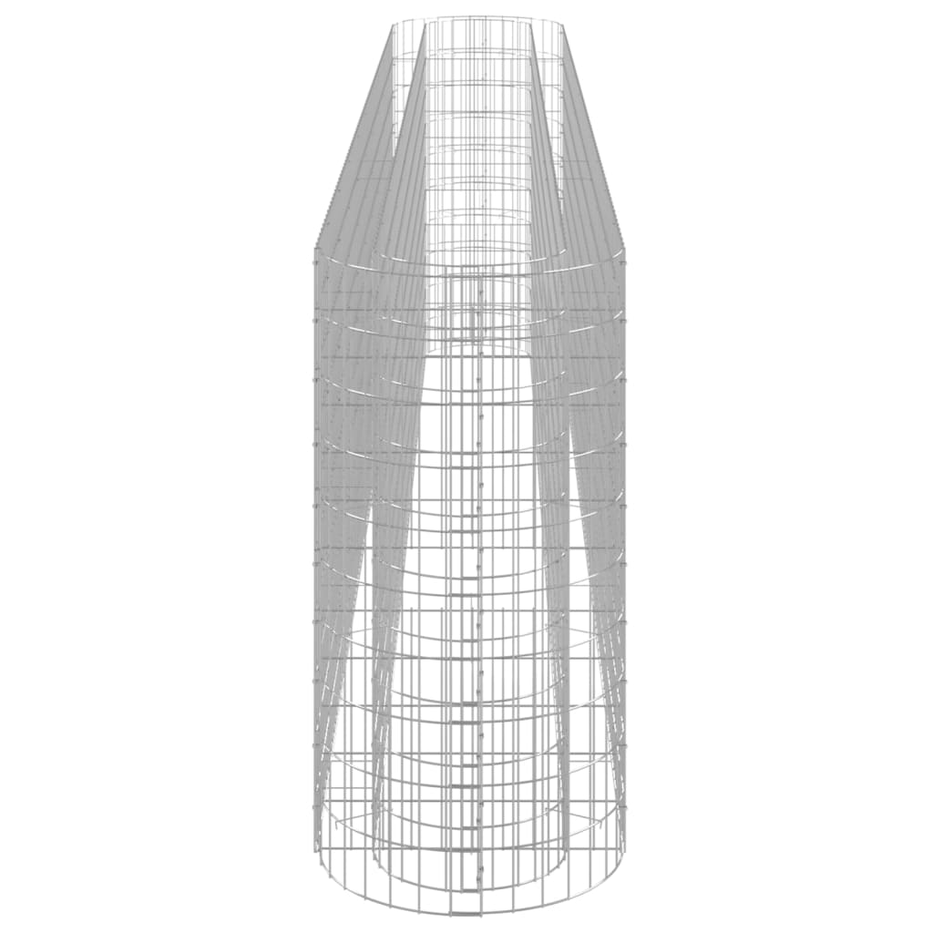 Gabion Plantenbak Verhoogd 400X50X100 Cm Gegalvaniseerd Ijzer