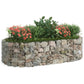 Gabion Plantenbak Verhoogd 200X100X50 Cm Gegalvaniseerd Ijzer