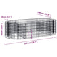 Gabion Plantenbak Verhoogd 200X100X50 Cm Gegalvaniseerd Ijzer