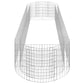 Gabion Plantenbak Verhoogd 400X100X50 Cm Gegalvaniseerd Ijzer