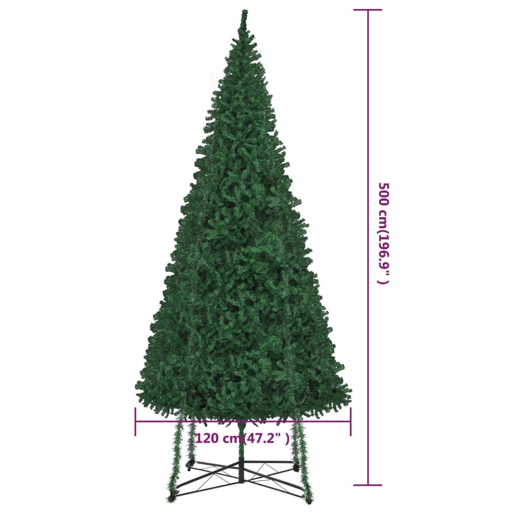Kunstkerstboom Met Standaard 500 Cm Groen