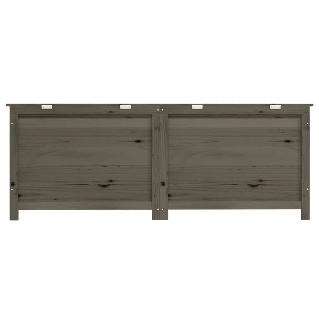 Kussenbox 150X50X56 Cm Massief Vurenhout Antracietkleurig