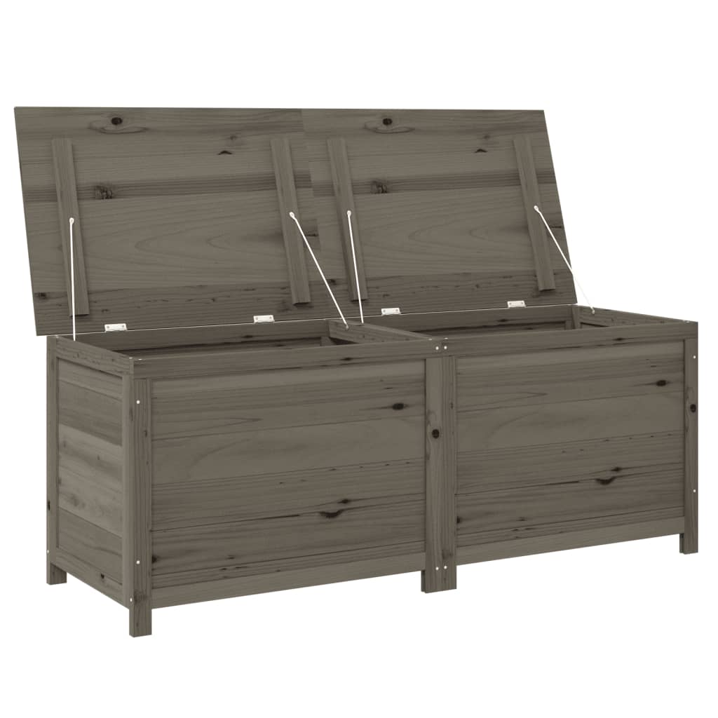 Kussenbox 150X50X56 Cm Massief Vurenhout Antracietkleurig