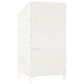Tuinschuur 55X52X112 Cm Massief Vurenhout Wit