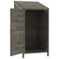 Tuinschuur 55X52X112 Cm Massief Vurenhout Antracietkleurig