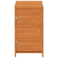Tuinschuur 55X52X112 Cm Massief Vurenhout Bruin