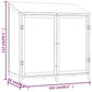 Tuinschuur 102X52X112 Cm Massief Vurenhout Antracietkleurig