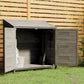 Tuinschuur 102X52X112 Cm Massief Vurenhout Antracietkleurig