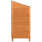 Tuinschuur 102X52X112 Cm Massief Vurenhout Bruin