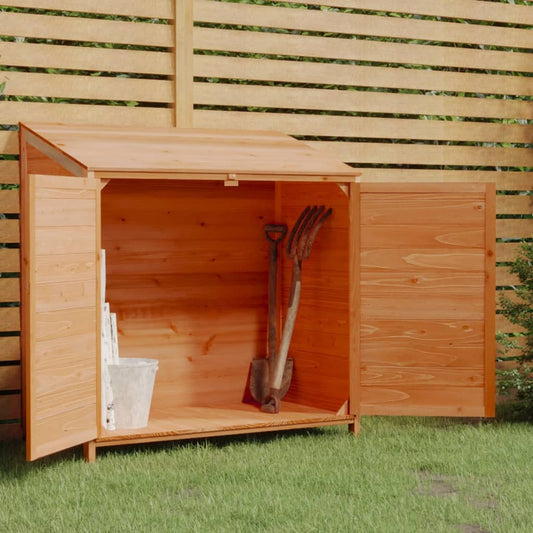 Tuinschuur 102X52X112 Cm Massief Vurenhout Bruin