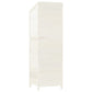 Tuinschuur 55X52X174,5 Cm Massief Vurenhout Wit