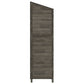 Tuinschuur 55X52X174,5 Cm Massief Vurenhout Antracietkleurig