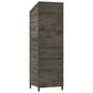 Tuinschuur 55X52X174,5 Cm Massief Vurenhout Antracietkleurig