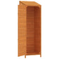 Tuinschuur 55X52X174,5 Cm Massief Vurenhout Bruin