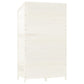 Tuinschuur 102X52X174,5 Cm Massief Vurenhout Wit