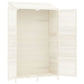 Tuinschuur 102X52X174,5 Cm Massief Vurenhout Wit