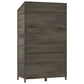 Tuinschuur 102X52X174,5 Cm Massief Vurenhout Antracietkleurig