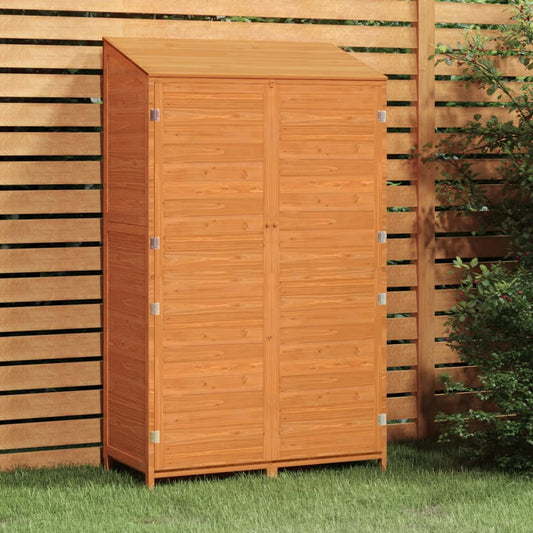 Tuinschuur 102X52X174,5 Cm Massief Vurenhout Bruin