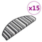 Trapmatten Zelfklevend 15 St 65X28 Cm Meerkleurig Antraciet