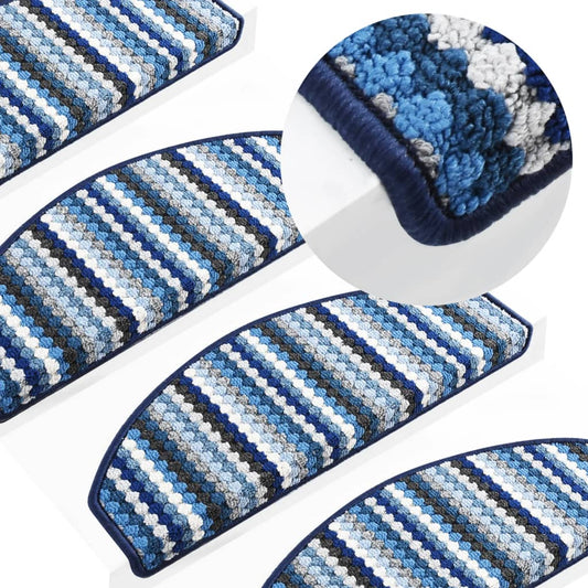Trapmatten Zelfklevend 15 St 65X28 Cm Meerkleurig Blauw