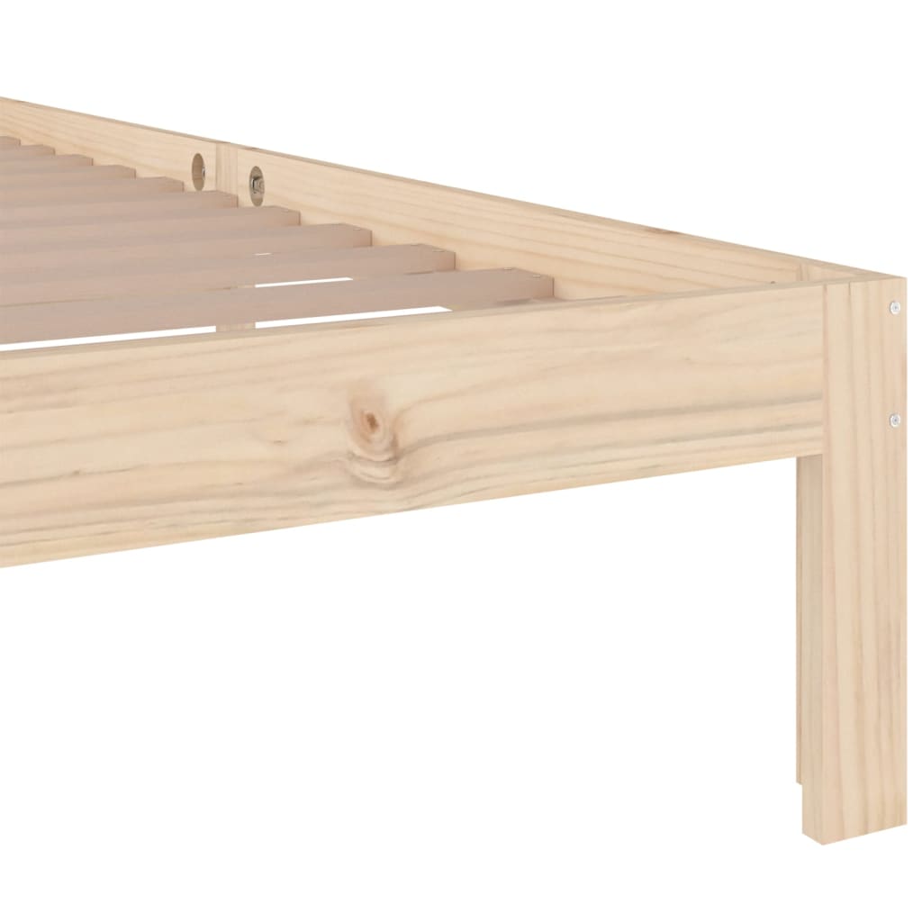 Bedframe Massief Hout 75X190 Cm 2Ft6 Small Single