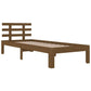 Bedframe Massief Hout Honingbruin 75X190 Cm 2Ft6 Small Single