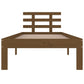 Bedframe Massief Hout Honingbruin 75X190 Cm 2Ft6 Small Single