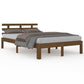 Bedframe Massief Hout Honingbruin 120X190 Cm 4Ft Small Double