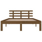 Bedframe Massief Hout Honingbruin 120X190 Cm 4Ft Small Double